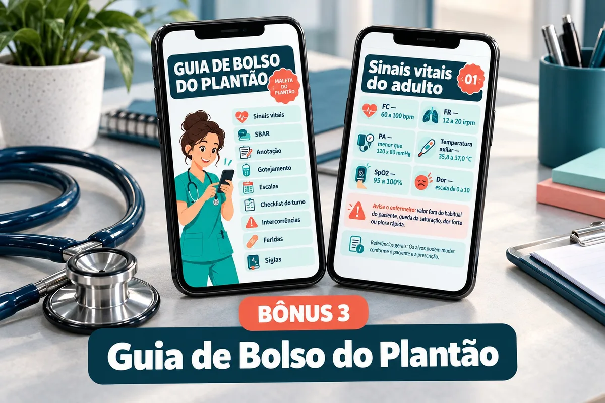 Capa do bônus 3: Guia de Bolso do Plantão