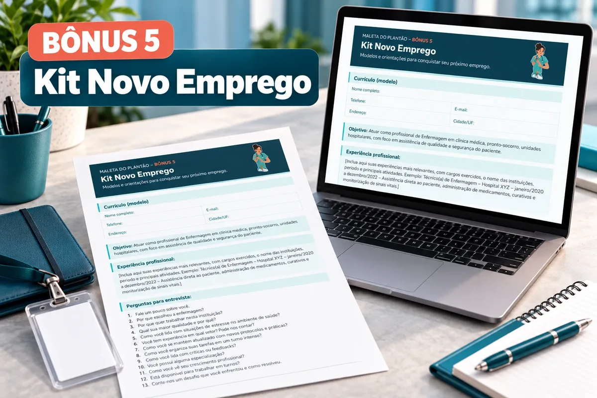 Capa do bônus 5: Kit Novo Emprego